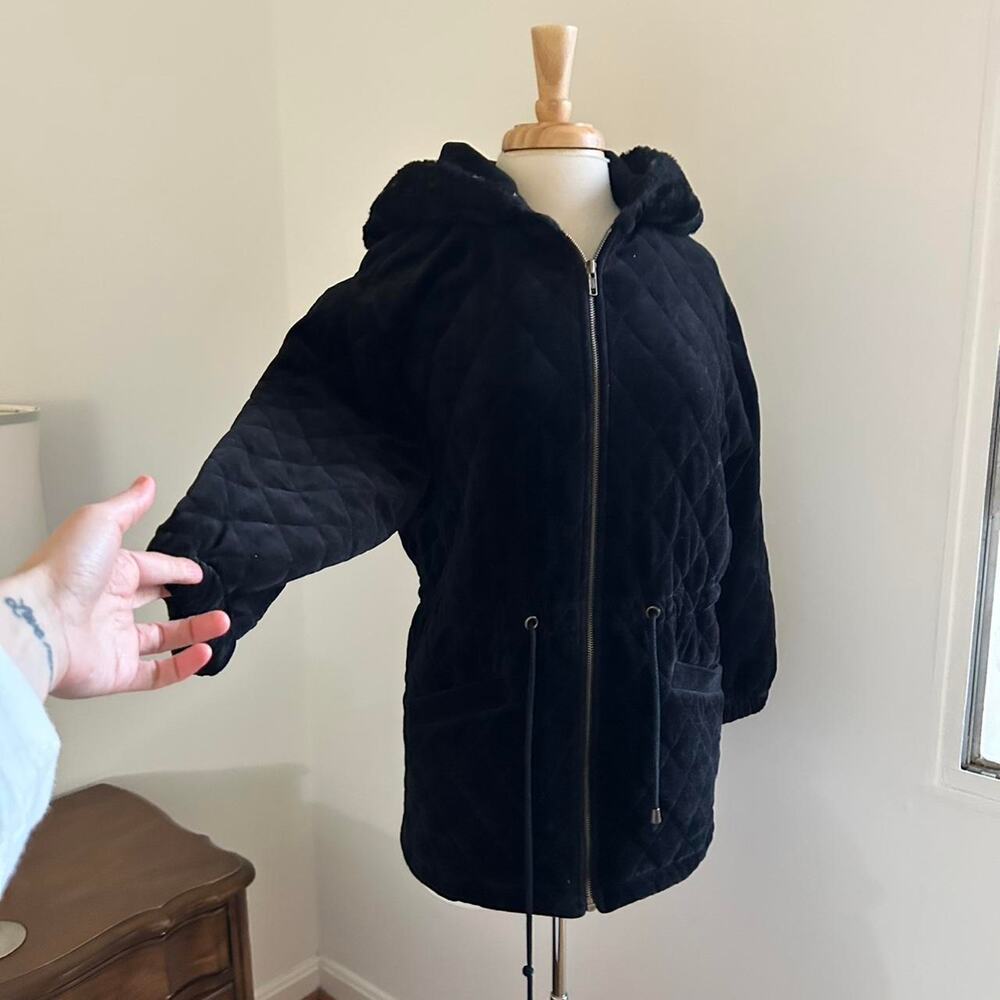 Vintage black cotton blend jacket